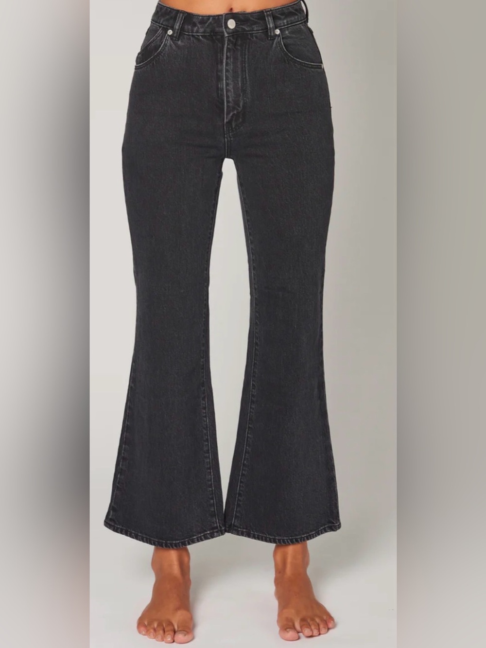 Rolla’s EastCoast Cropped Flare High Rise Dark Wash Women’s Denim Jean Size 30